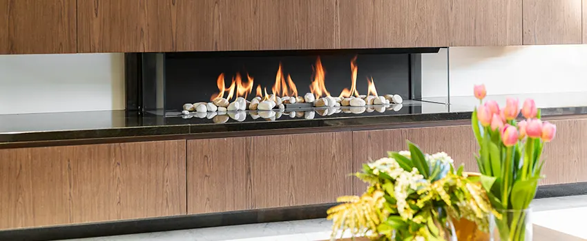 Double-height Fireplace Design Refurbishment in Buffalo, New York